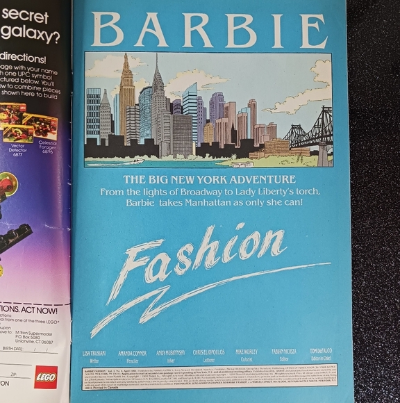 Vintage Barbie Fashion Comic Book. Vol. 1. No. 4. April 1991. - Picture 3 of 5